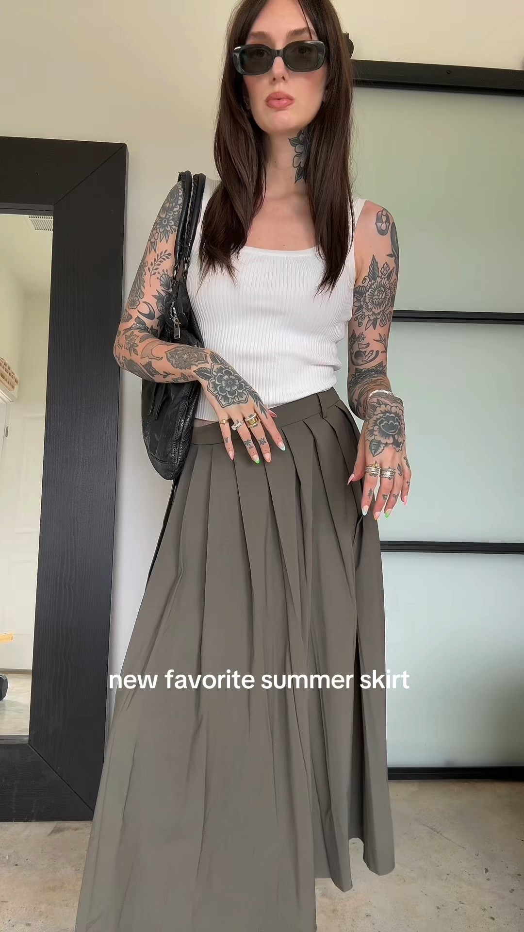 My favorite new summer skirt OOTD 🩶⛓️‍💥

#LTKSummerEdit #LTKSeasonal #LTKStyleTip