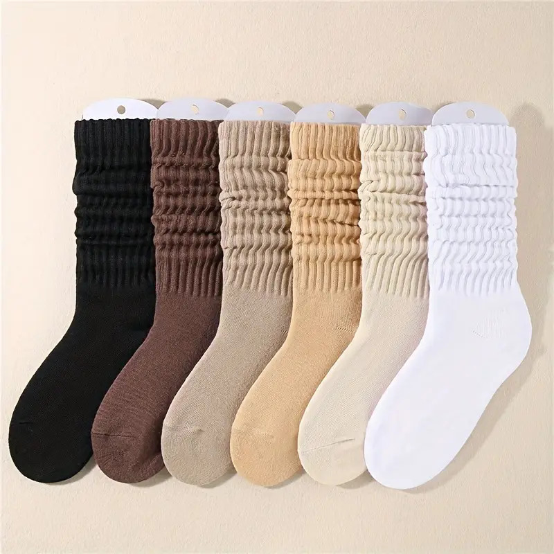 Simple Solid Socks Comfy Soft Mid Tube Socks Women's - Temu | Temu Affiliate Program