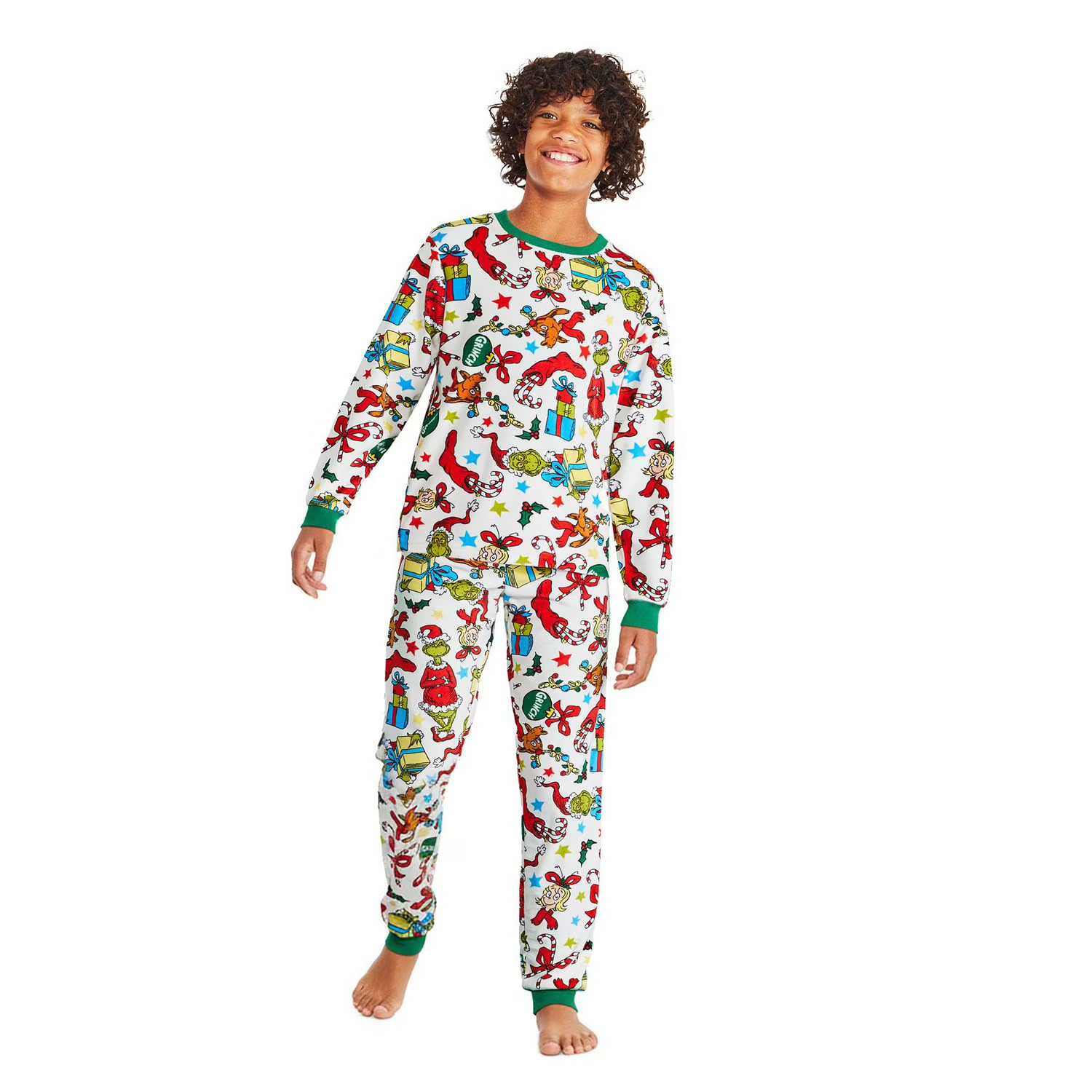 The Grinch Family Pajamas, Sizes for the family | Walmart (CA)
