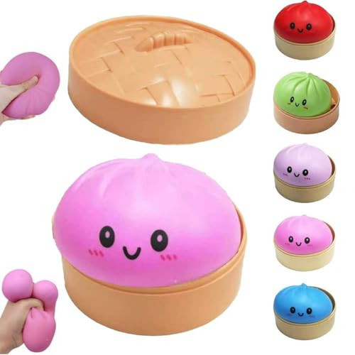 Hymhzy New 2026-Dumpling Squishies & Dumpling Squishy Mystery Box Squishy Dumpling (Pink) | Amazon (US)