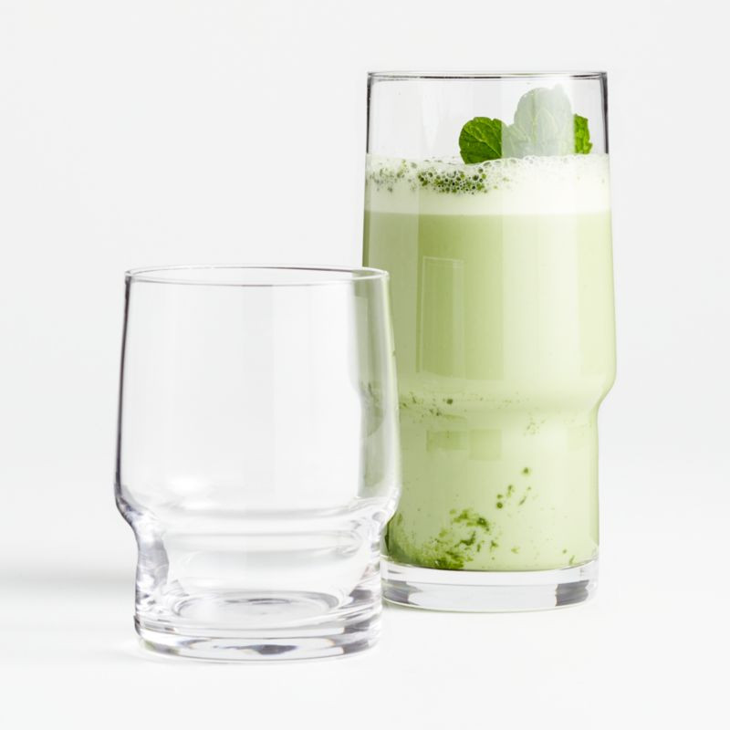 Curtiss Stacking Glasses | Crate and Barrel | Crate & Barrel
