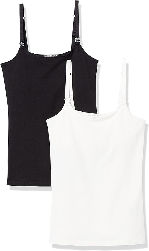 Amazon Essentials Women's Maternity Nursing Tops, Pregnancy Clothes with Adjustable Straps and Bu... | Amazon (US)