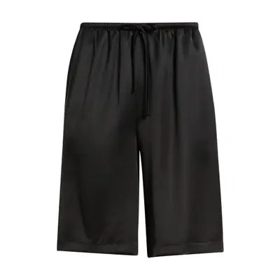 Reformation Sandy Satin Shorts in Black at Nordstrom, Size X-Small | Nordstrom