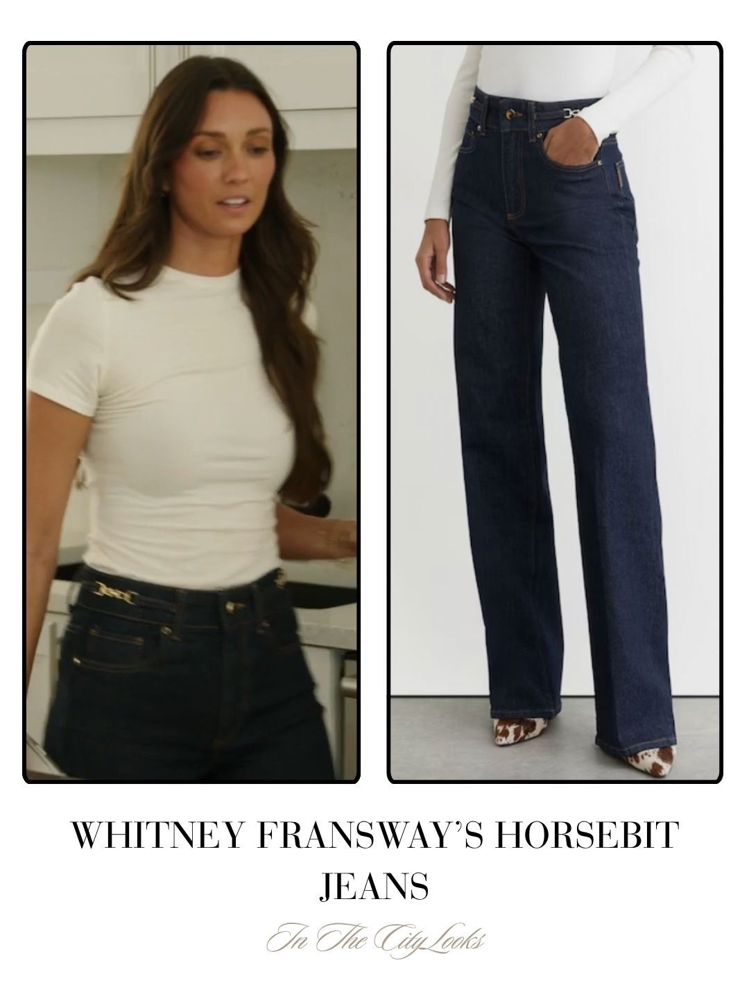 Whitney Fransway’s Horsebit Jeans