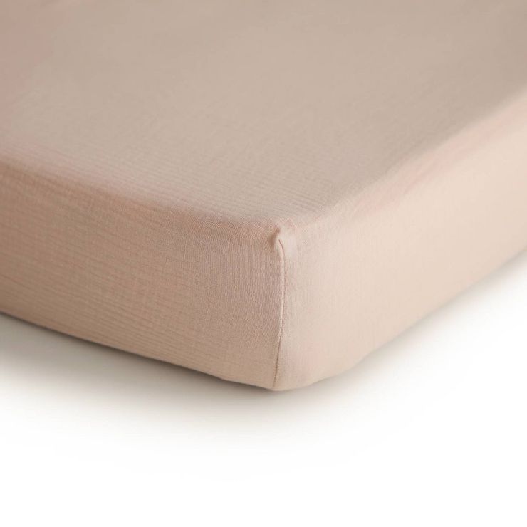 Mushie Extra Soft Muslin Crib Fitted Sheet | Target