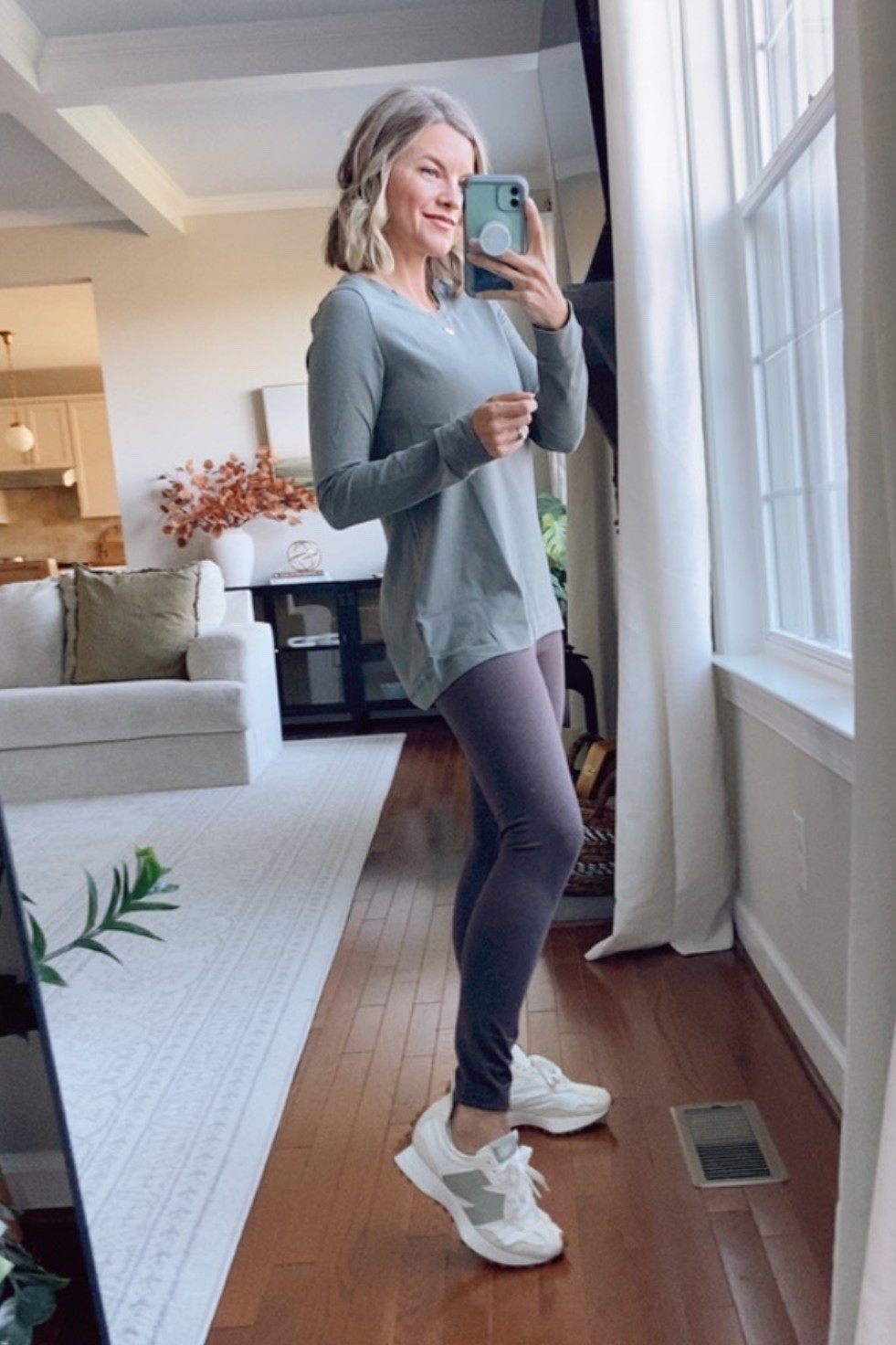 Pact organic cotton long-sleeve & leggings
#softautumn
Castor Green top
Chocolate Heather Brown leggingss

#LTKOver40 #LTKFindsUnder50 #LTKPetite