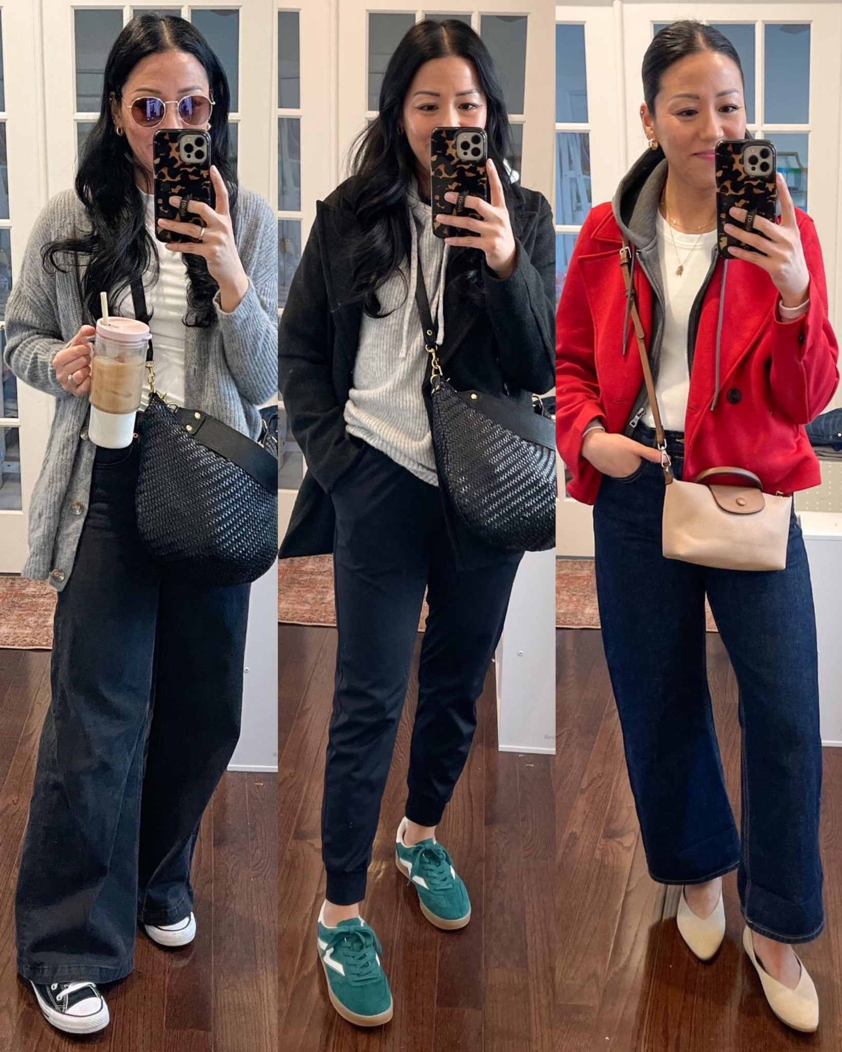 Size medium Pumiey tee
Size XS cardigan
Size 27 jeans

Size small hoodie
Size XS joggers
Size XS pea coat
Sneakers are true to size

Size small jacket
Size small bodysuit
Size 2 jeans
Flats are true to size 

Mongolian cashmere
Nuuds hoodie 


#LTKSeasonal #LTKOver40 #LTKFindsUnder100