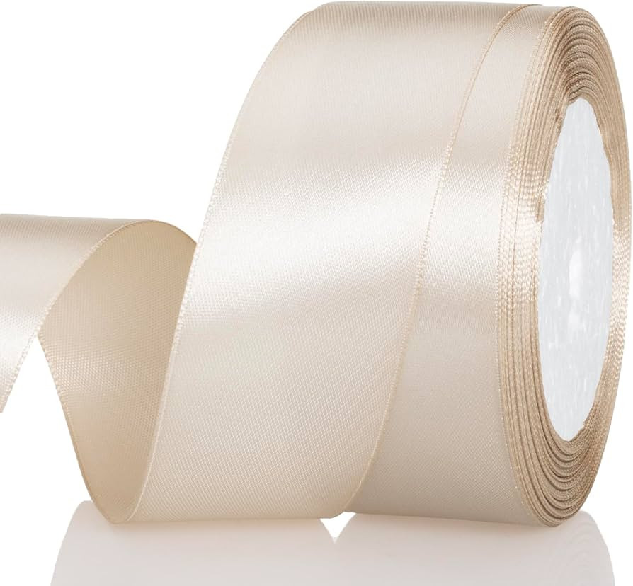 ATRBB 25 Yards 1-1/2 inch Wide Satin Ribbon Perfect for Wedding, Handmade Bows and Gift Wrapping(... | Amazon (US)