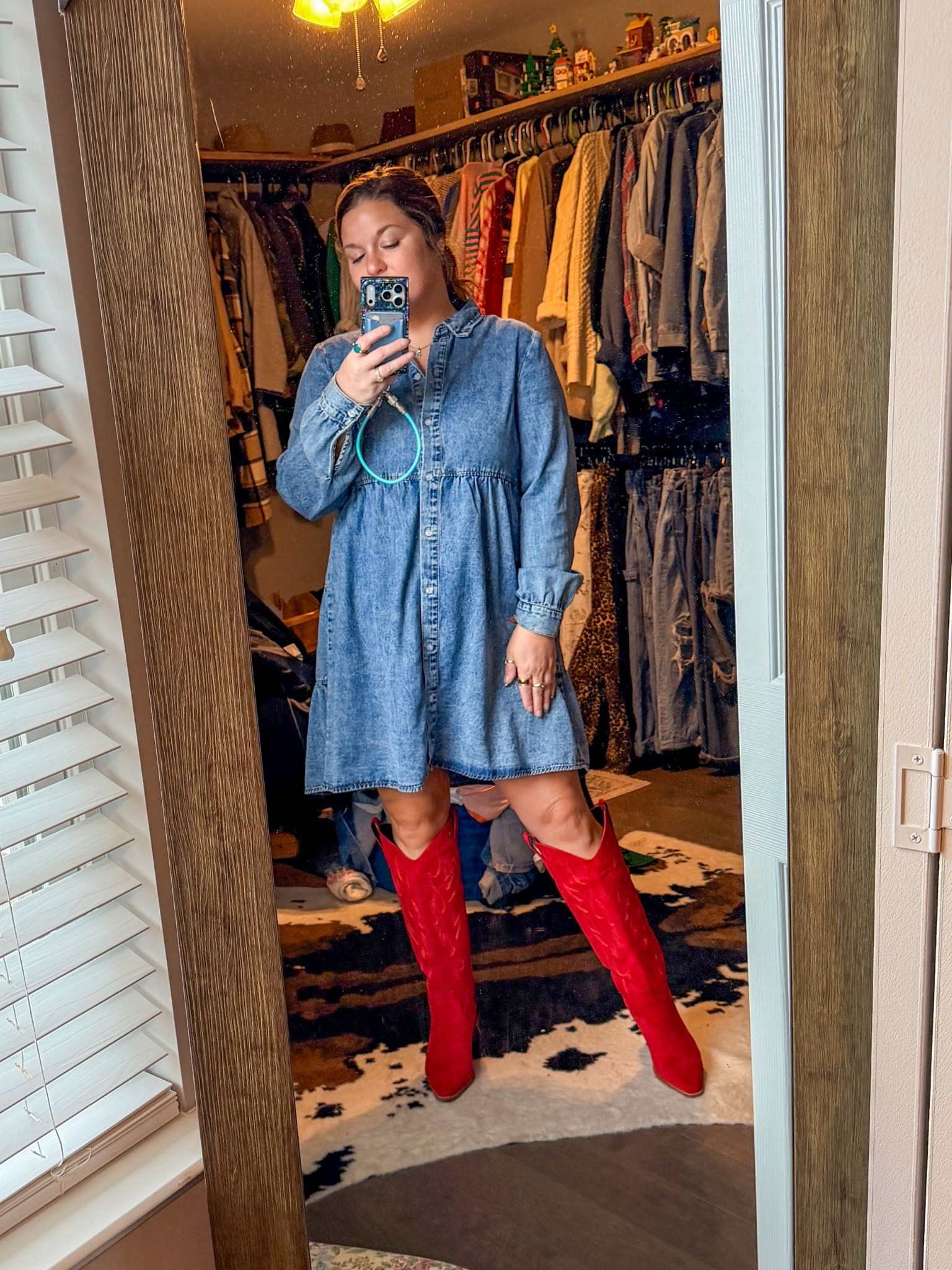 Dress: L
Red Knee High Boots: TTS

#LTKWorkwear #LTKootd #LTKSeasonal