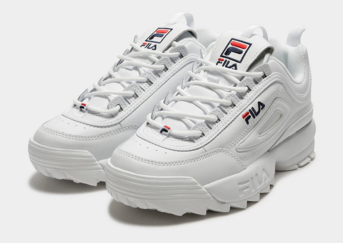 White Fila Disruptor Women's - JD Sports | JD Sports (AU)