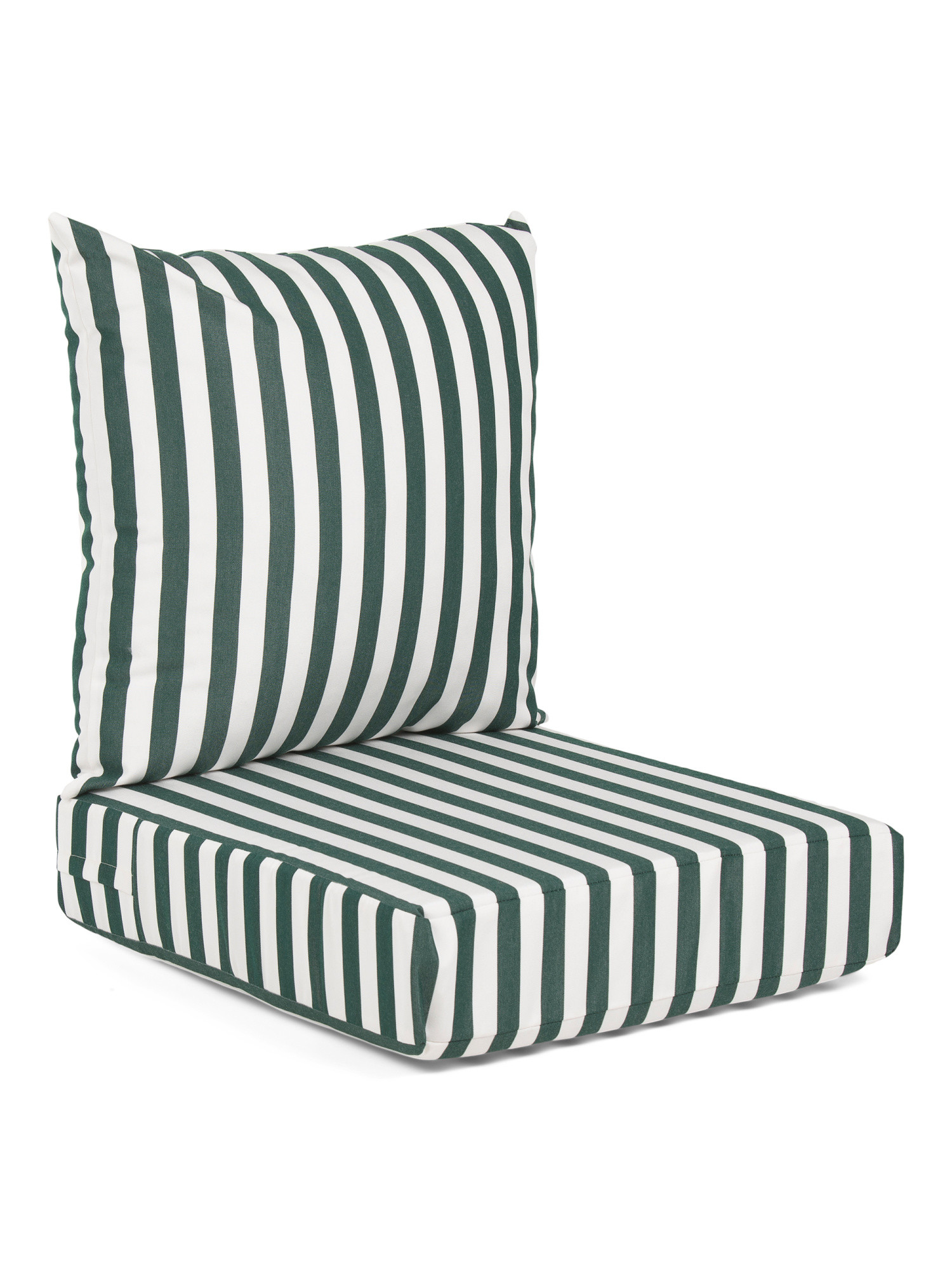 Made In Usa Outdoor Seat Cushion And Back Pillow Set | TJ Maxx
