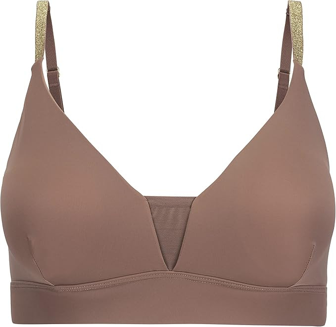 Uwila Warrior No Underwire Women's Soft Bra | Mesh Panel and Seamless | Amazon (US)