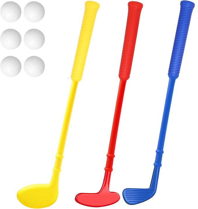 Plastic Mini Golf Clubs for Toddlers,Kids Golf Clubs Set,Outdoor/Indoor Golf Toys Christmas Birth... | Amazon (US)