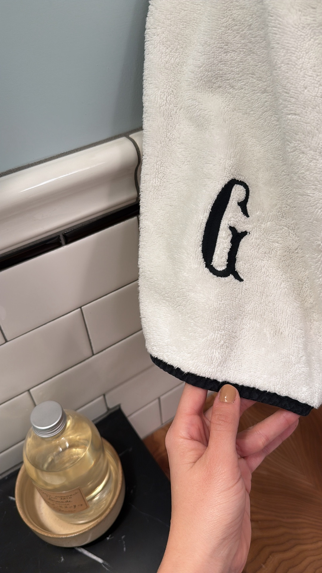 I love our monogrammed towels... the piped edge is such a classic detail, and you can choose your type style! They come in lots of colors.

#LTKHome