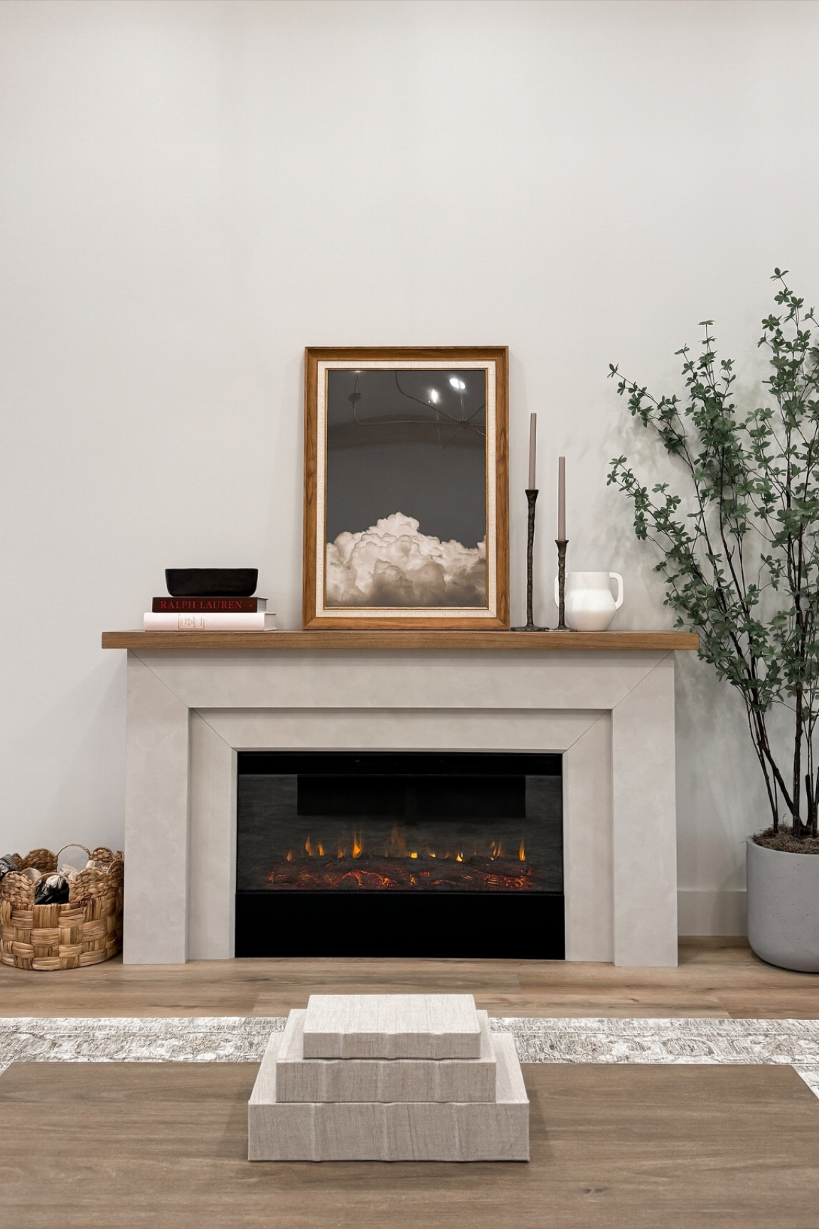 Pottery Barn Fireplace 
