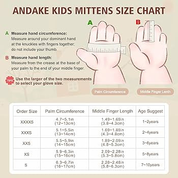 Andake Kids Ski Mittens Gloves Waterproof&Breathable Winter Warm Snow Gloves for Ages 1-10 Toddle... | Amazon (US)