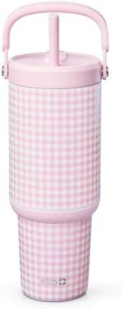 Ello Oasis Go+ 32oz Tumbler with Top Handle and Retracting Straw | Reusable Insulated Stainless S... | Amazon (US)