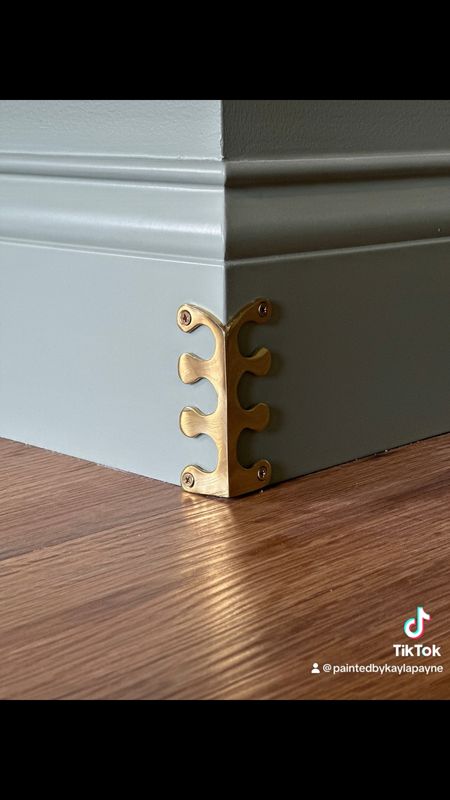 Brass Corner Protectors (Skiffers) will keep your baseboards from getting destroyed and add a charming detail to your home! 

Definitely get some for yourself, but would also make a great gift for the person on your list who already has everything😅

#LTKhome