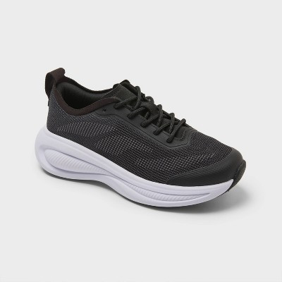 Kids' Mattias Lace-Up Performance Sneakers - All In Motion™ Black 5 | Target