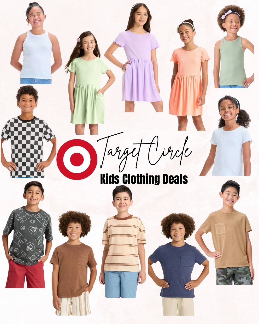 🎯TARGET Circle Week Deal🎯
So many cute options for kids. Most under $5. ☀️ Freshen up their summer wardrobe or get a head start on back to school shopping.🍎✏️📓

#target #targetfinds #targetdeals 

#LTKKids #LTKFamily #LTKSaleAlert