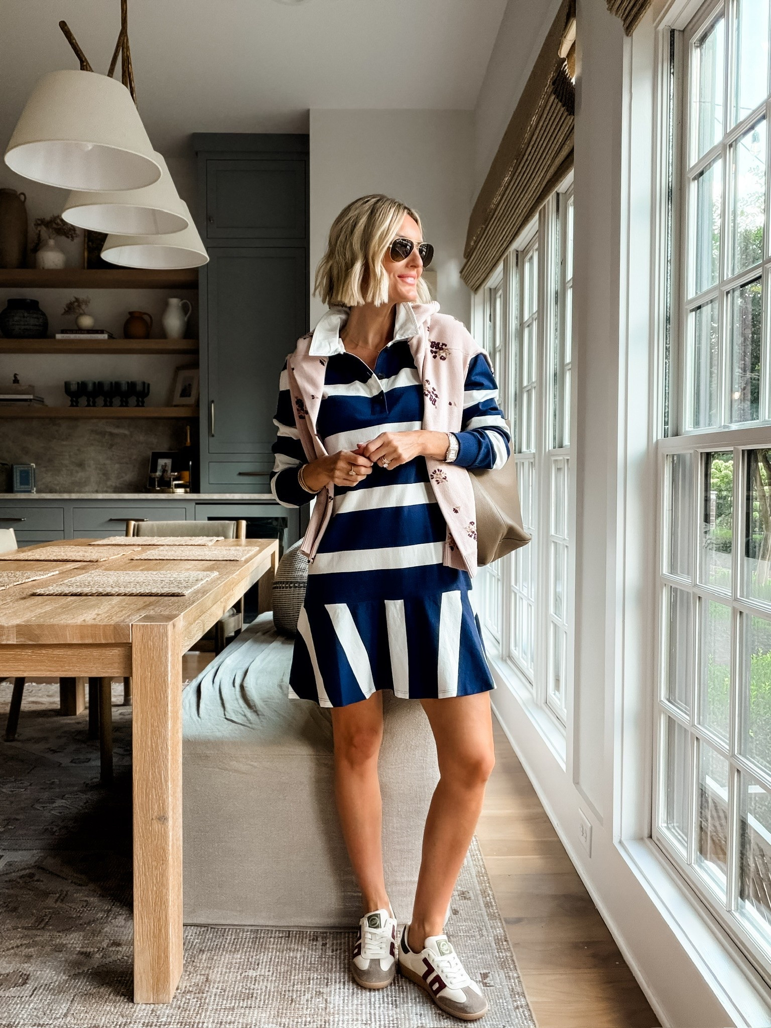 This is such a great casual dress that you can throw on & go! I think you could honestly dress it up or down! Wearing XS!

Loverly Grey, Loft, fall dress, fall outfit inspo, fall looks, Labor Day sales

#LTKSeasonal #LTKSaleAlert