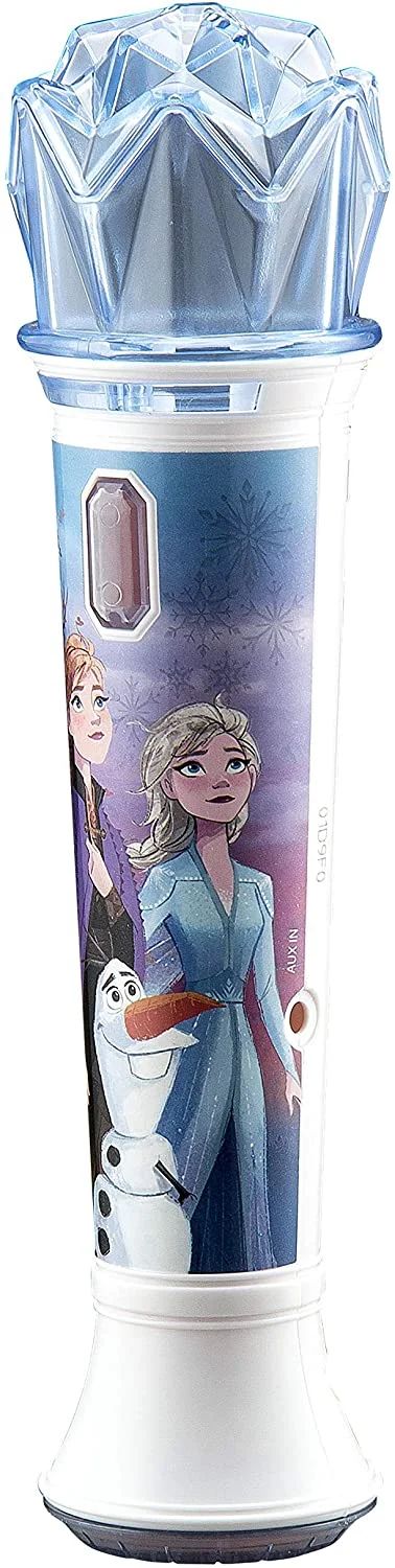 Disney Frozen 2 Karaoke Sing Along Microphone for Kids, Built in Music, Flashing Lights, Connects... | Walmart (US)