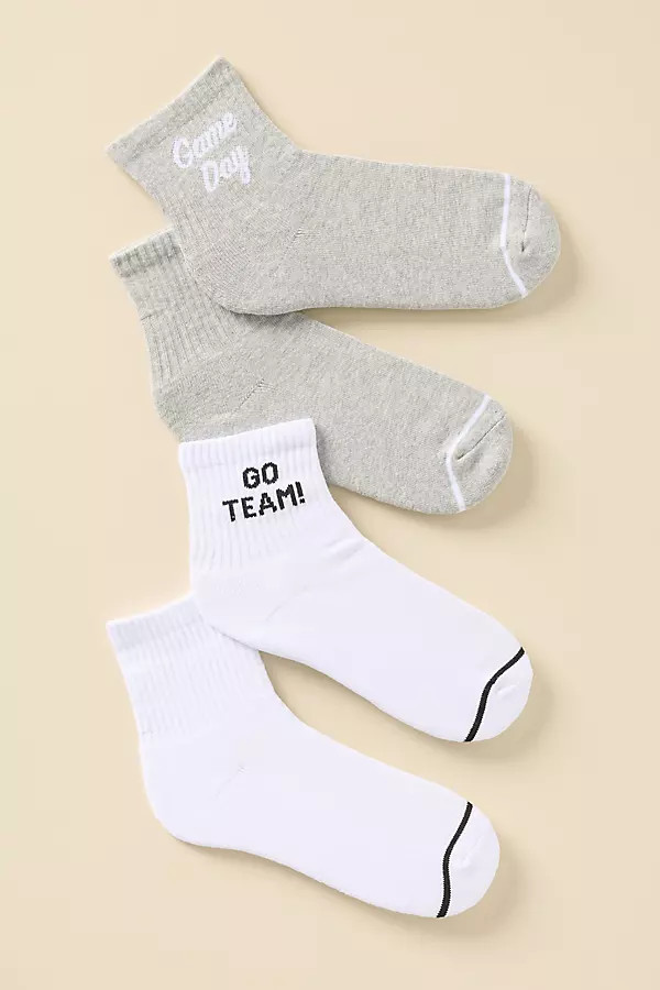 Game Day Socks, Set of 2 | Anthropologie (US)