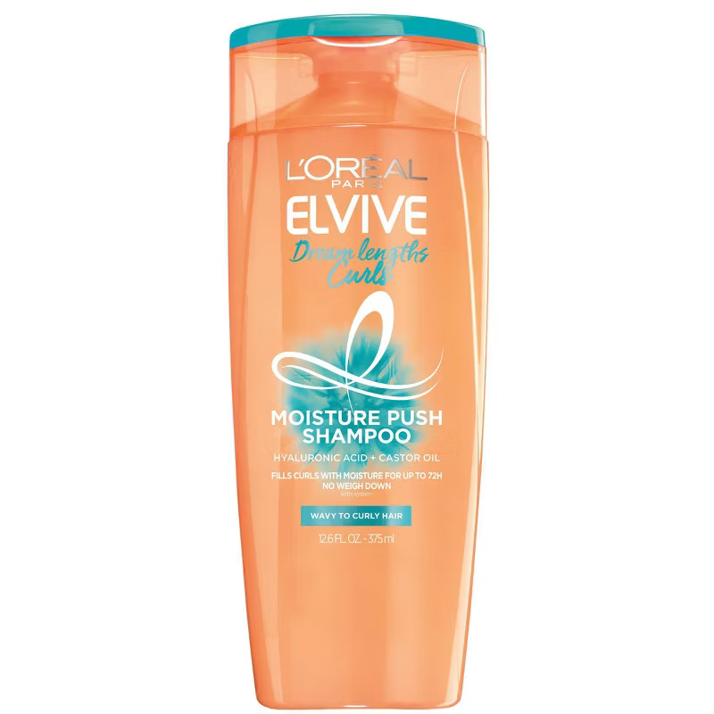 L'Oreal Paris Elvive Dream Lengths Curls Moisture Push Shampoo Paraben-Free | Target
