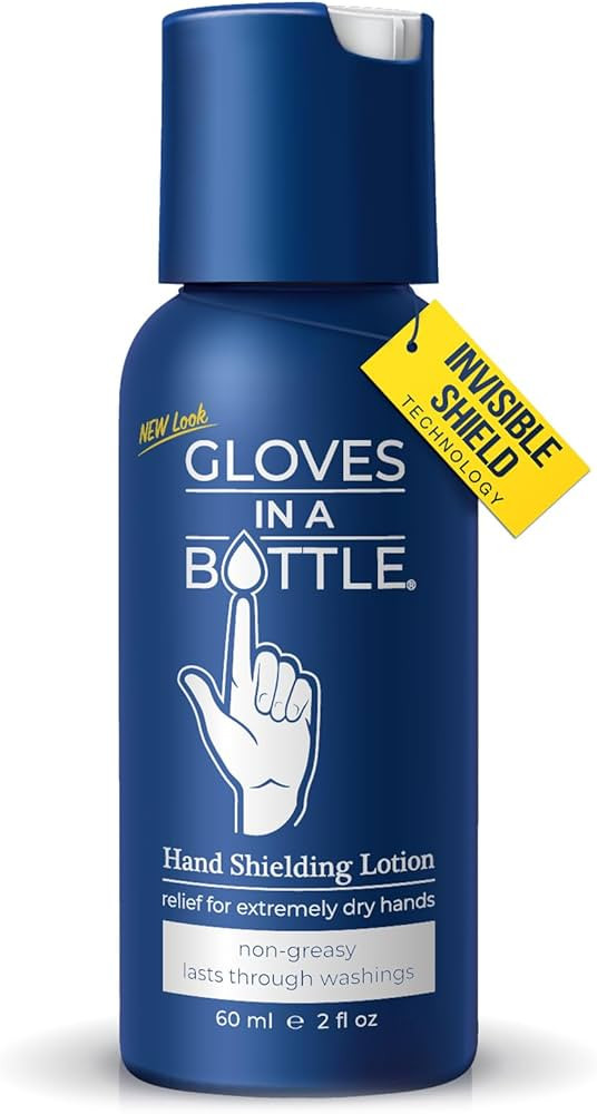 Gloves In A Bottle Hand Lotion for Nurses – Best Travel Hand Cream for Dry, Cracked Hands, Ecze... | Amazon (US)