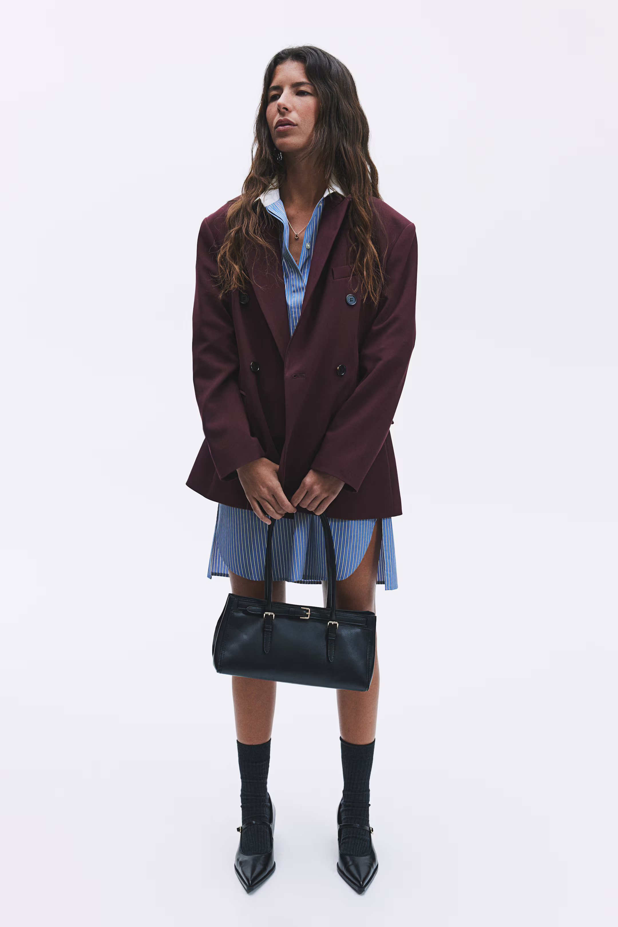 Cotton Twill Shirt Dress | H&M (US + CA)