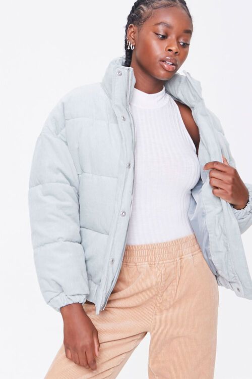 Corduroy Puffer Jacket | Forever 21 (US)