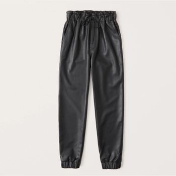 Vegan Leather Joggers | Abercrombie & Fitch (US)
