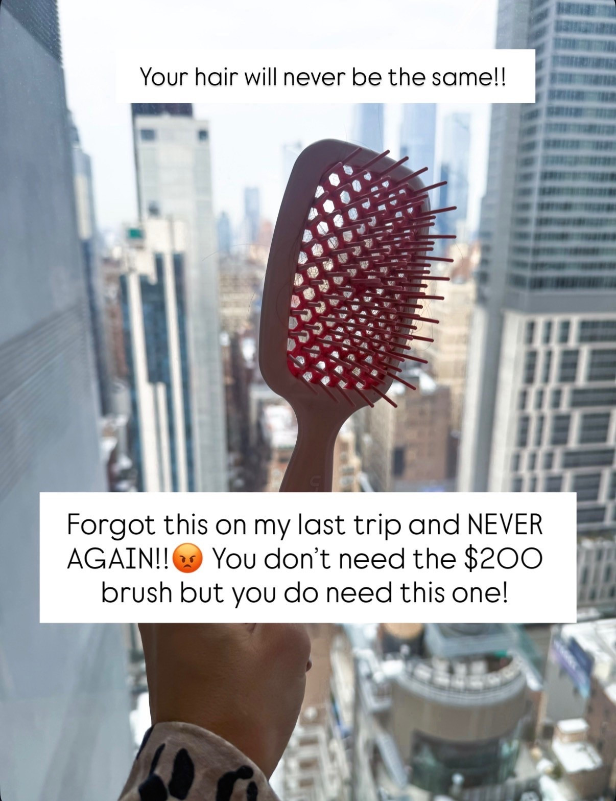 My travel must haves! My travel essentials. My hairstylist got me hooked on the unbrush! It defangles, polishes, and smoothes your hair!


#LTKBeauty #LTKmorningroutine #LTKTravel