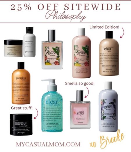 25% off ends at philosophy tonight! 