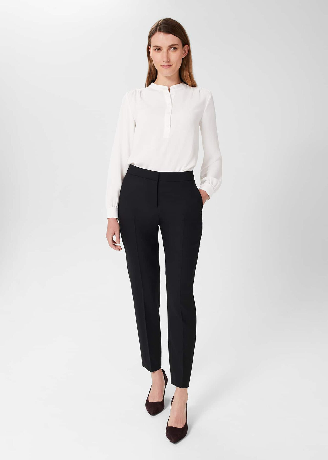 Gael Wool Blend Trousers | | Hobbs