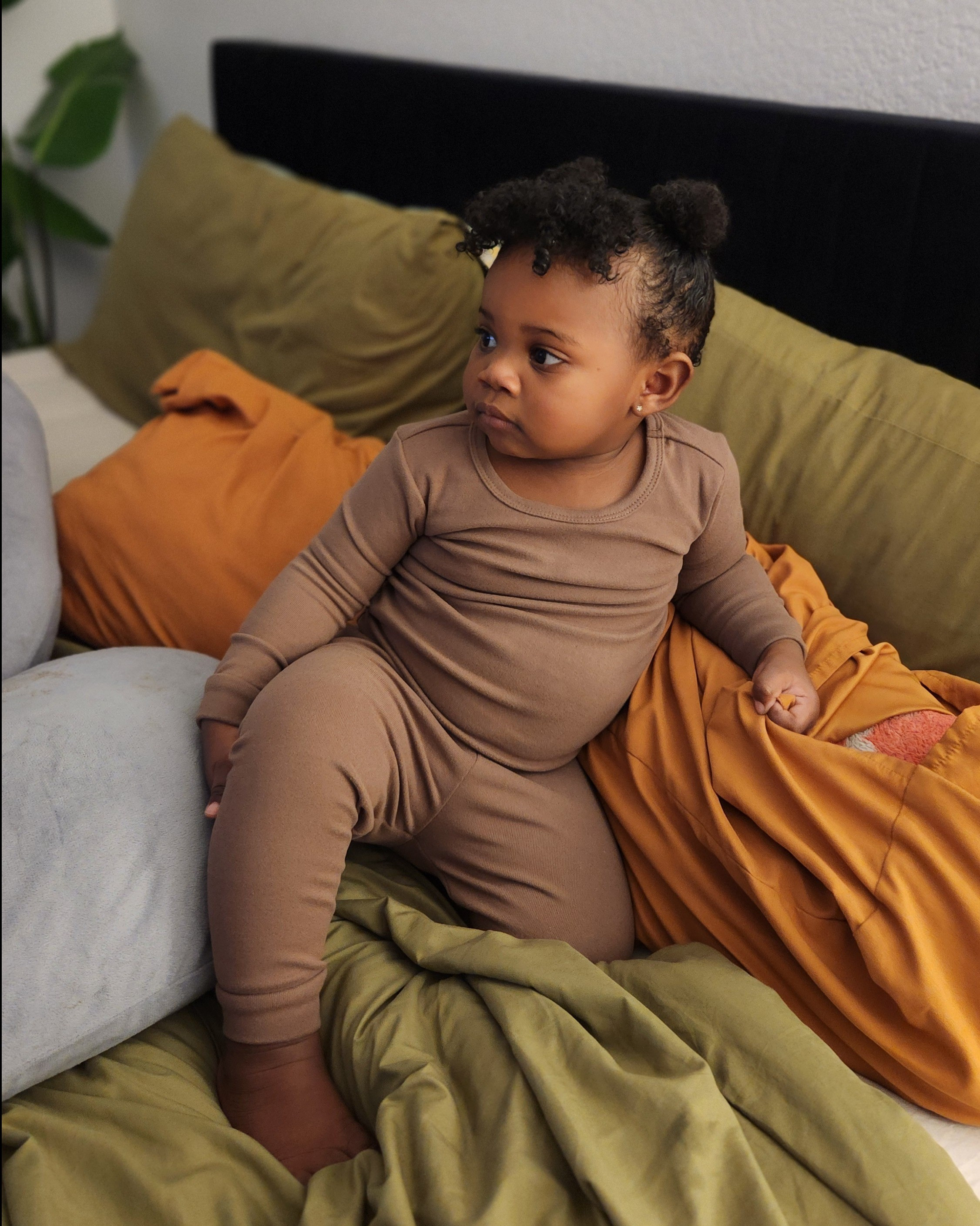 Loving Josie's new pj's 🤎 They're soooo soft! Toddler clothing, baby clothing, baby pajamas 

#LTKBaby #LTKFindsUnder50 #LTKFamily