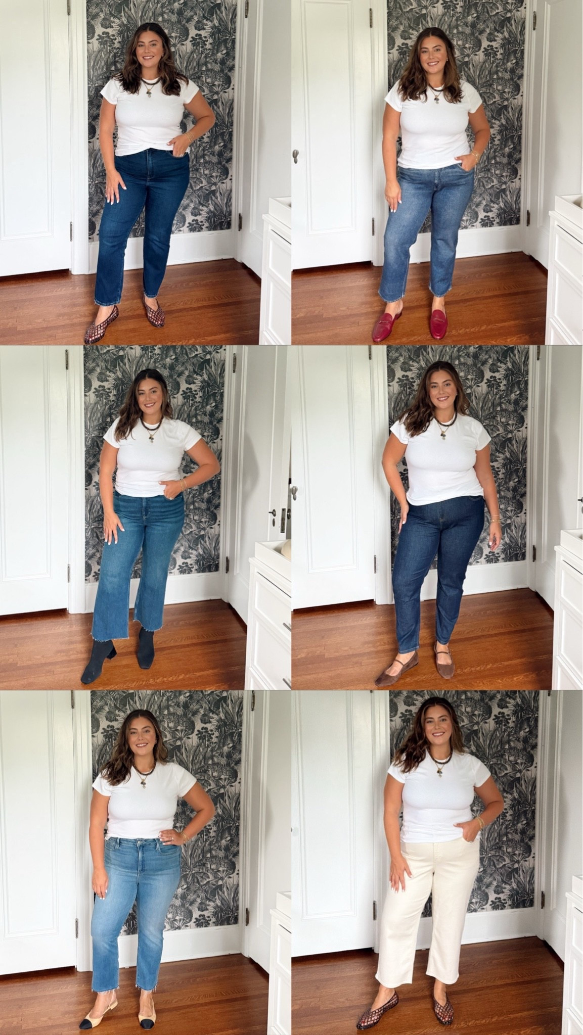 Fall denim try-on. 

1. Good American dark indigo - 16Plus
2. Rag n’ Bone - 34
3. Spanx (use CARALYN15 on your first order) - 1X
4. Ruti iconic fitted - 16
5. Good American medium indigo - 16Plus
6. Talbots - 16Plus

#LTKootd #LTKSeasonal #LTKPlusSize