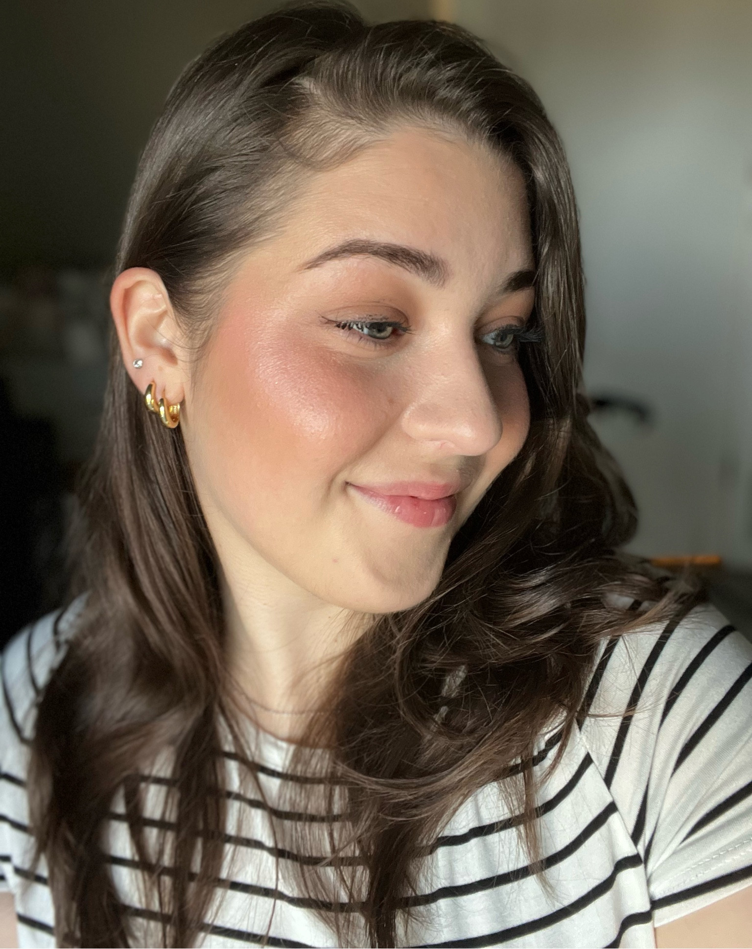 Kosas blush in the shade  butterflies is the prettiest highlighter 