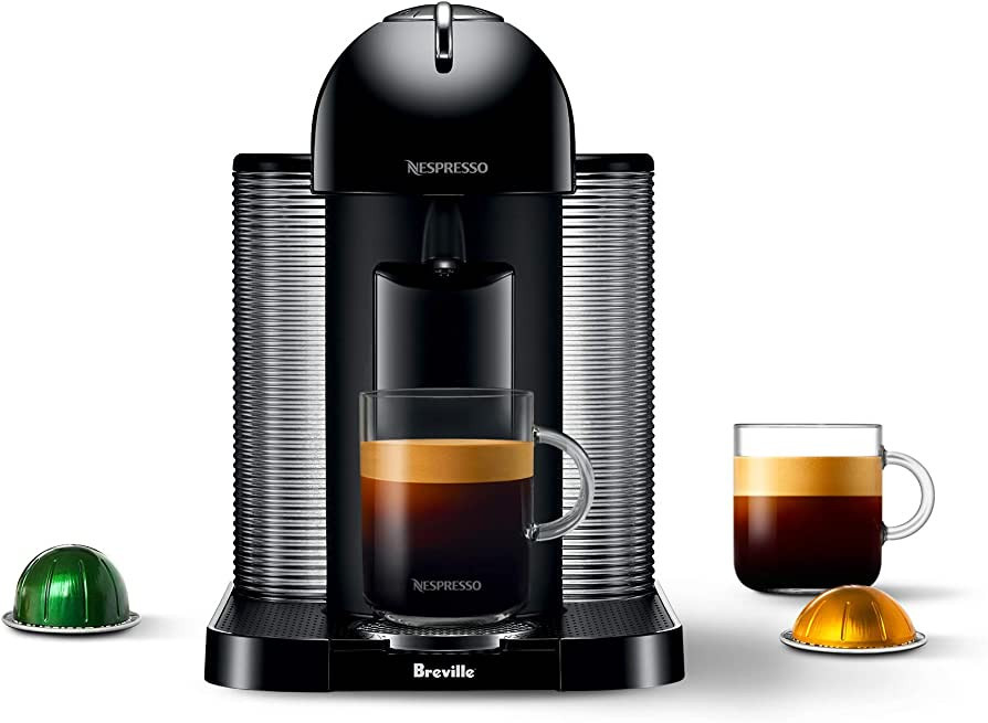 Nespresso Vertuo Coffee and Espresso Machine by Breville, 5 Cups, Black | Amazon (US)