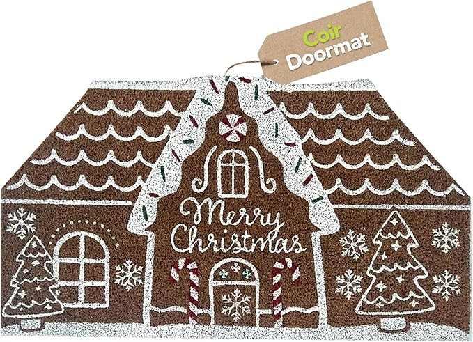 Briarwood Lane Christmas Coco Coir Doormat 30 x18 - Coco Door Mat - Door Mat Outside Entrance - F... | Amazon (US)
