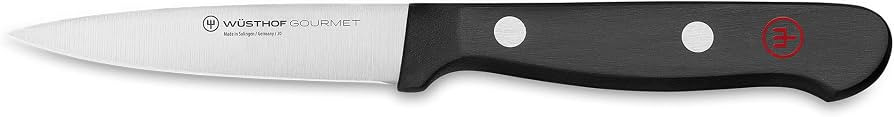 W\u00dcSTHOF Gourmet 3" Spear Point Paring Knife, Black | Amazon (US)