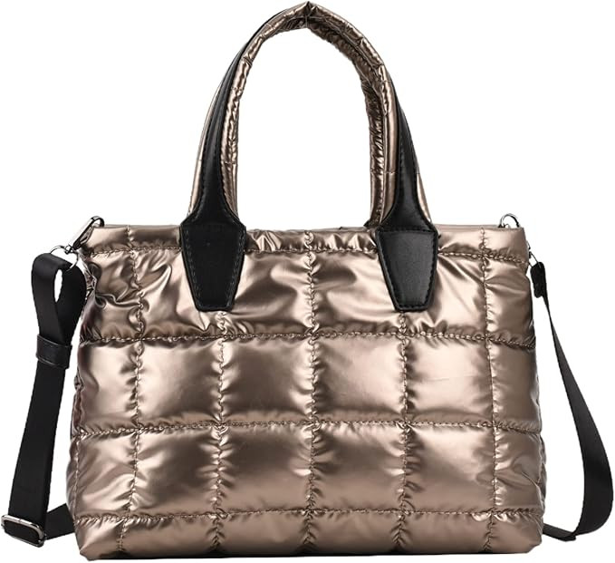 GLOD JORLEE Stylish Puffer Tote Bag for Women-Soft and Waterproof Small Tote Bag for Daily Leisur... | Amazon (US)