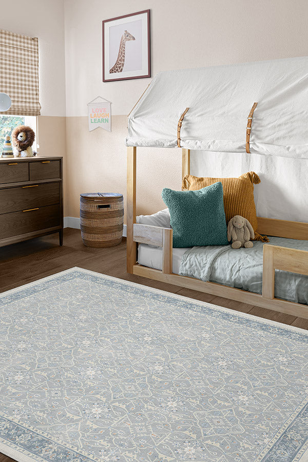 Celestine Soft Blue Rug | Ruggable