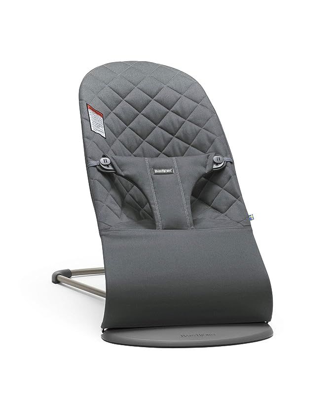 BabyBjörn Bouncer Bliss, Quilted Cotton, Anthracite (006021US) | Amazon (US)