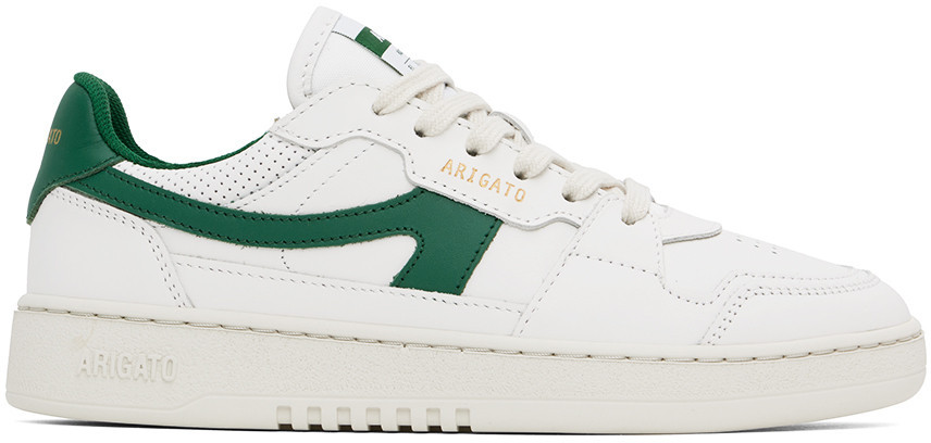 Axel Arigato White & Green Dice-A Sneakers | SSENSE