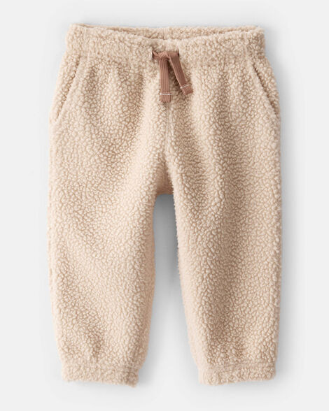 Baby Boy Fleece Joggers - Cream | Carter's Inc