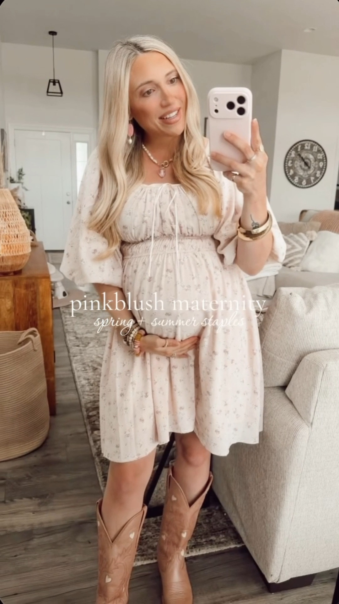 the perfect spring and summer midi dress ahhh I’m obsessed - this is perfect for my girl moms 🌸🌷 would make a great spring or summer babyshower outfit for the girlies! I’m In a size small! 

Another dress that can be dressed up or down - throw on a strappy sandal, sneaker, cowgirl boot, even a slight wedge for date night, and you are good to go! 

Maternity dresses, bump, friendly spring dresses, bump, friendly, summer outfits, maternity style, pregnancy style



#LTKBaby #LTKBump #LTKmomlife