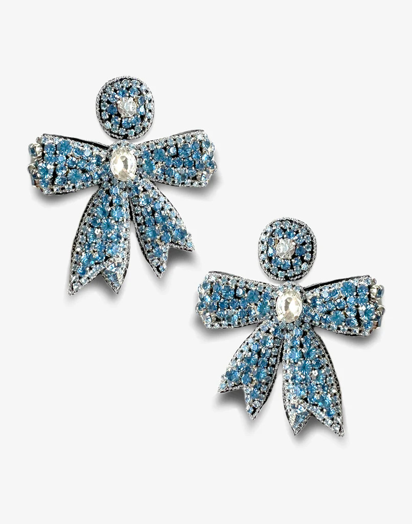 Glitzy Bow Earrings | Mestiza New York
