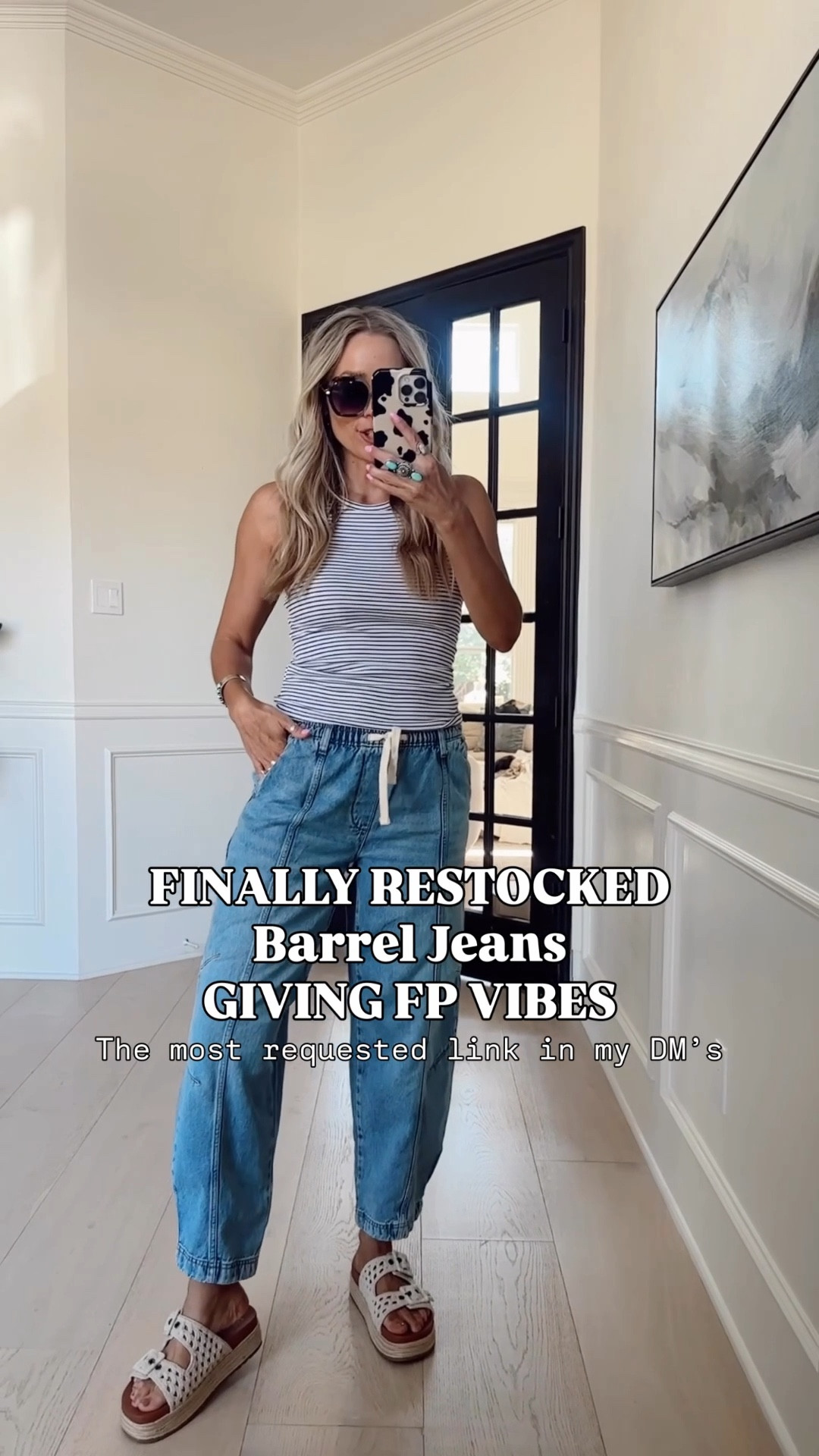 🚨Wait they are 50% off rn!!!🚨

The VIRAL & best selling drawstring pants are FINALY back in stock! Wearing my tts. You will wear these non-stop! 🫣🙌🏼💃

Size: S / TTS 