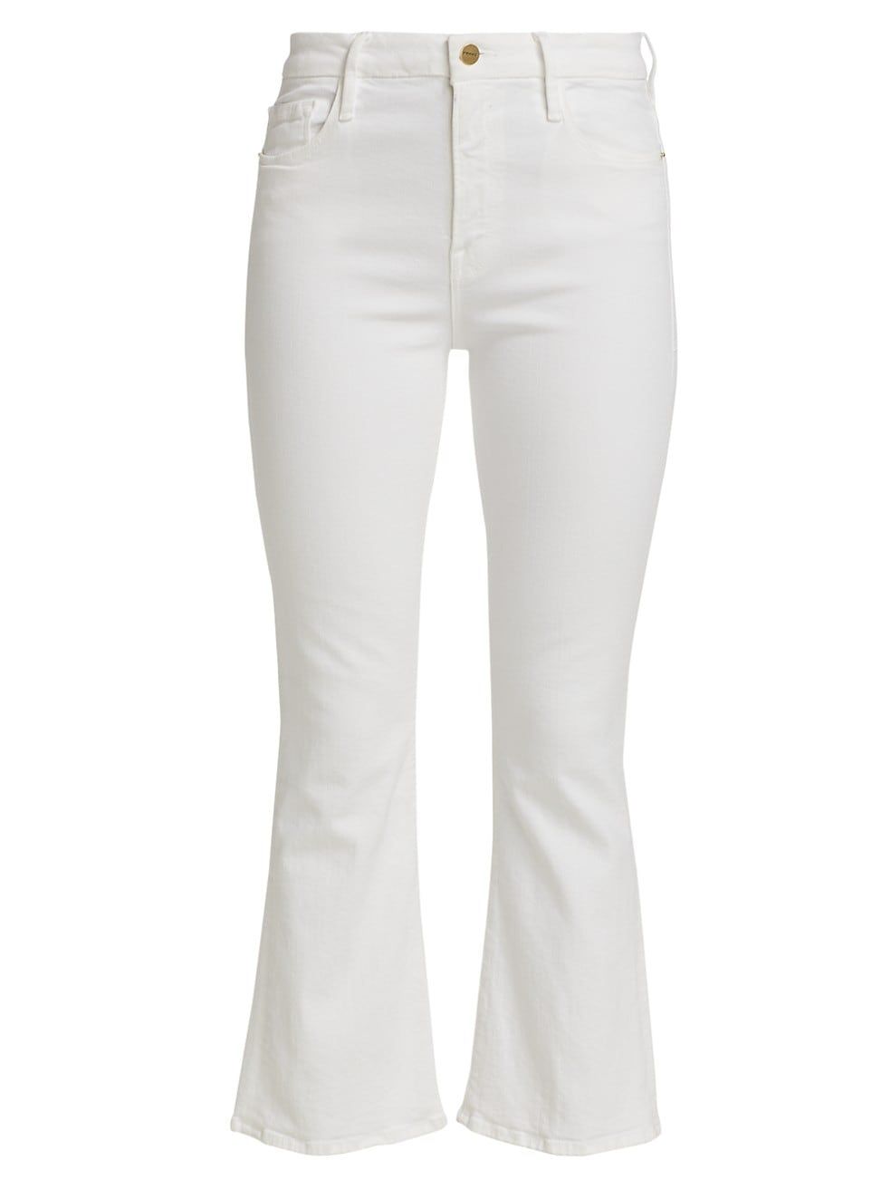 Le Crop Stretch Mini Boot-Cut Jeans | Saks Fifth Avenue